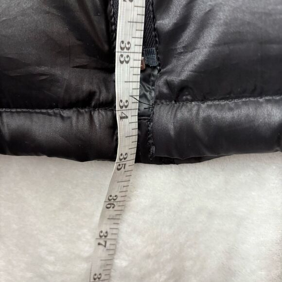 Bernardo Goose Down Jacket Womens Size Medium Puffer Long Lightweight Black Warm - Picture 6 of 9